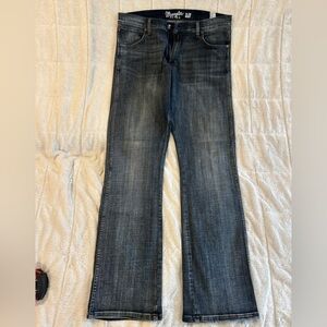 Wrangler Retro Slim Boot Jeans Mens TALL 36x36